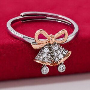 Christmas Bells ring, adjustable band, Charmed Aroma Cookies for Santa